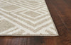 79" X 114" Beige Polypropelene Rug