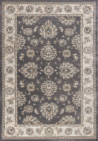 Image of 7 x 9 Polypropylene Grey or Ivory Area Rug