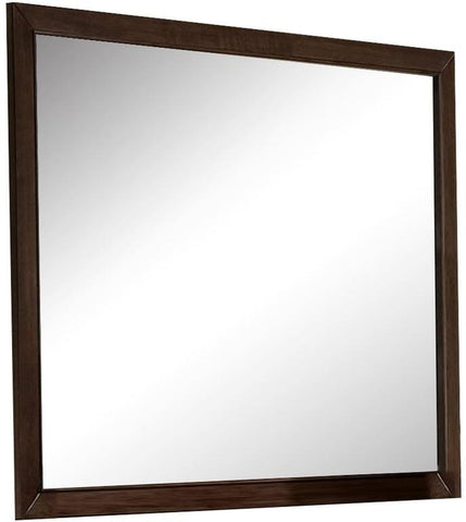 Image of 45" X 35" Espresso Casual Mirror