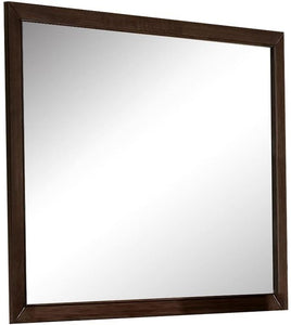 45" X 35" Espresso Casual Mirror