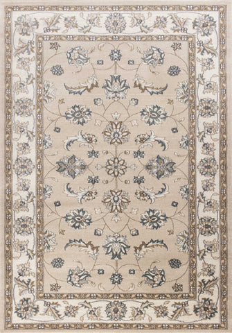 Image of 5 x 7 Polypropylene Beige or Ivory Area Rug