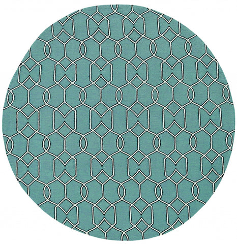 Image of 7 Ft Round UV treated Polypropylene Spa Area Rug