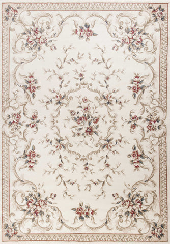 Image of 5 x 7 Polypropylene Ivory Area Rug