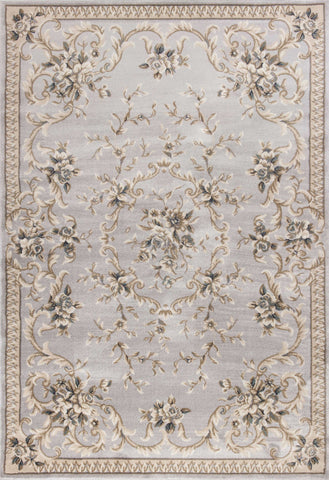 Image of 5 x 7 Polypropylene Light Grey Area Rug