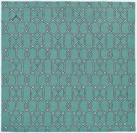 Image of 7 Ft Square UV treated Polypropylene Spa Area Rug