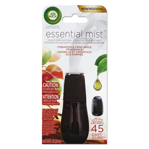 Image of Essential Mist Refill, Cinnamon And Crisp Apple, 0.67 Oz, 6/carton