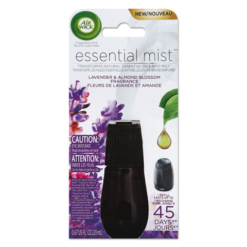 Image of Essential Mist Refill, Lavender And Almond Blossom, 0.67 Oz, 6/carton