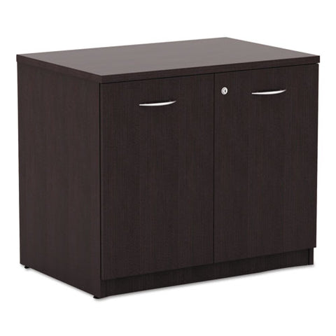 Image of Alera Valencia Series Storage Cabinet, 34 1/8w X 22 7/8d X 29 1/2h, Espresso