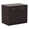 Alera Valencia Series Storage Cabinet, 34 1/8w X 22 7/8d X 29 1/2h, Espresso