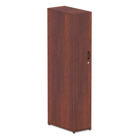 Image of Alera Valencia Series Wardrobe, 11 7/8w X 23 7/8d X 65h, Medium Cherry