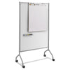 Impromptu Magnetic Whiteboard Collaboration Screen, 42w X 21.5d X 72h, Gray/white