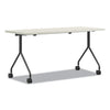 Between Nested Multipurpose Tables, 60 X 24, Silver Mesh/loft