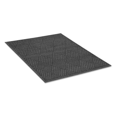 Image of Ecoguard Diamond Floor Mat, Rectangular, 48 X 96, Charcoal