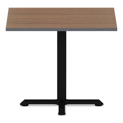 Image of Reversible Laminate Table Top, Square, 35 3/8w X 35 3/8d, Espresso/walnut