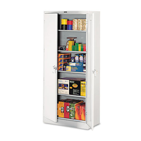 Image of 78" High Deluxe Cabinet, 36w X 18d X 78h, Light Gray