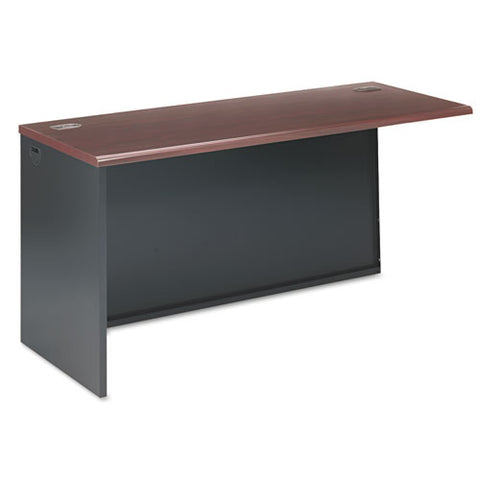 Image of 38000 Series Return Shell, Left, 60w X 24d X 29-1/2h, Mahogany/charcoal