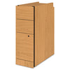 Narrow Box/box/file Pedestal For 10500/10700 Series Shells, 9.5w X 22.75d X 28h, Harvest