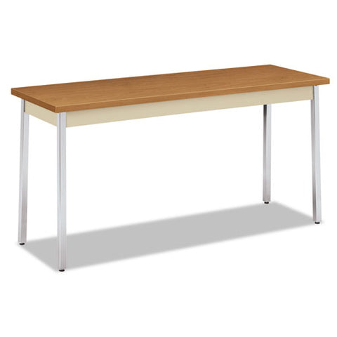 Image of Utility Table, Rectangular, 60w X 20d X 29h, Harvest/putty