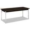 Utility Table, Rectangular, 72w X 30d X 29h, Mocha/black