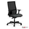 Ignition Series Mesh Mid-back Work Chair, Supports Up To 300 Lbs., Iron Ore Seat/black Back, Black Base