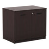 Alera Valencia Series Storage Cabinet, 34 1/8w X 22 7/8d X 29 1/2h, Mahogany