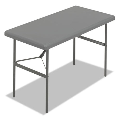 Image of Indestructables Too 1200 Series Folding Table, 48w X 24d X 29h, Charcoal