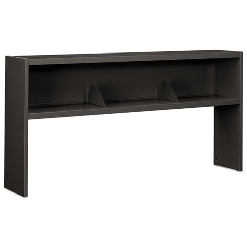 Image of 38000 Series Stack On Open Shelf Hutch, 72w X 13.5d X 34.75h, Charcoal