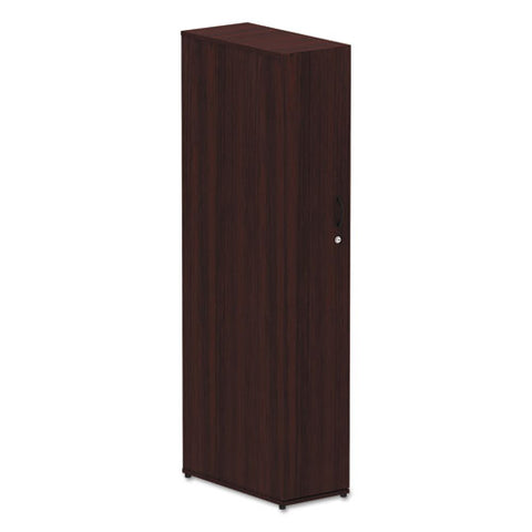 Image of Alera Valencia Series Wardrobe, 11 7/8w X 23 7/8d X 65h, Mahogany