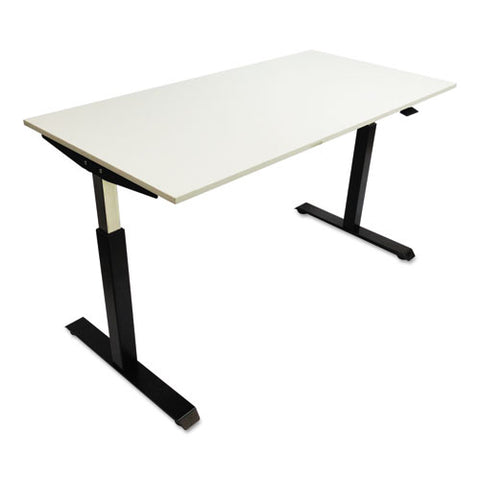 Image of Adaptivergo Pneumatic Height-adjustable Table Base, 26.18" To 39.57", Black