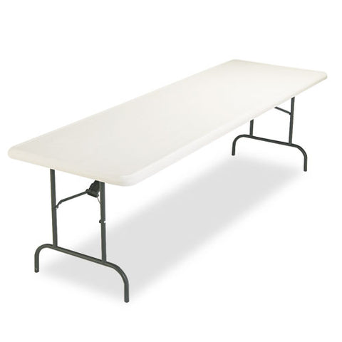 Image of Indestructables Too 1200 Series Folding Table, 96w X 30d X 29h, Platinum