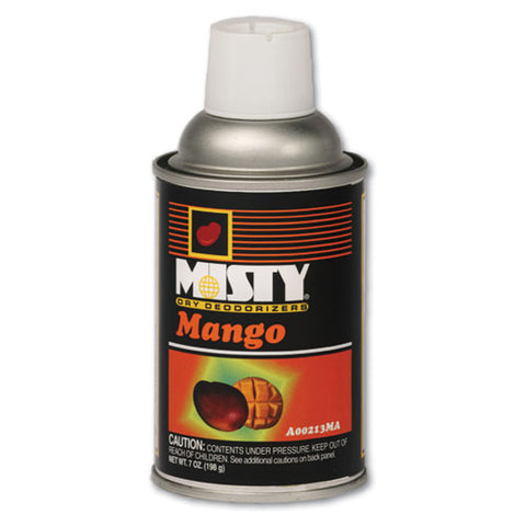 Image of Metered Dry Deodorizer Refills, Mango, 7 Oz Aerosol, 12/carton