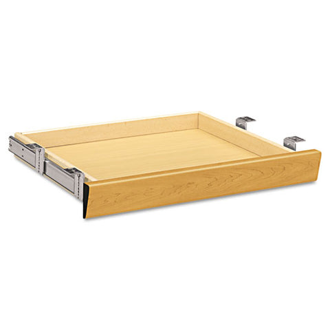 Image of Laminate Angled Center Drawer, 22w X 15.38d X 2.5h, Harvest