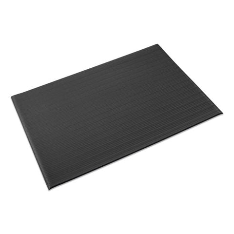 Image of Ribbed Vinyl Anti-fatigue Mat, 24 X 36, Black