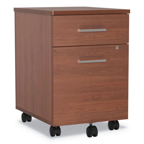 Image of Trento Line Mobile Pedestal File, 16.5w X 19.75d X 23.63h, Cherry