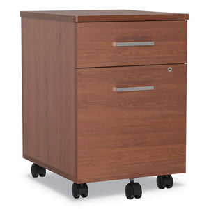 Trento Line Mobile Pedestal File, 16.5w X 19.75d X 23.63h, Cherry