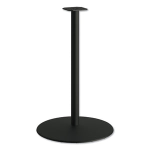 Between Round Disc Base For 42" Table Tops, Black Mica