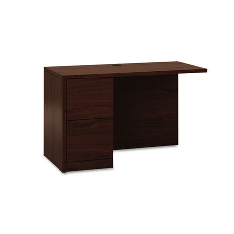 Image of 10500 Series L Workstation Return, Full-height Left Ped, 48w X 24d, Mahogany