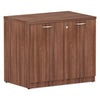 Alera Valencia Series Storage Cabinet, 34 1/8w X 22 7/8d X 29 1/2h, Modern Walnut