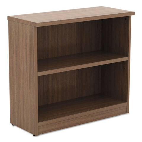 Image of Alera Valencia Series Bookcase,two-shelf, 31 3/4w X 14d X 29 1/2h, Modern Walnut