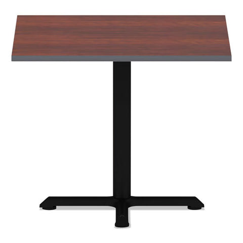 Image of Reversible Laminate Table Top, Square, 35 3/8w X 35 3/8d, Medium Cherry/mahogany