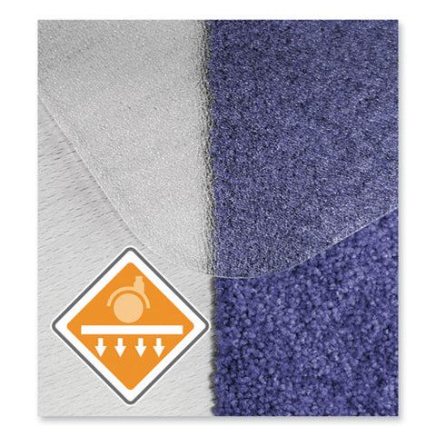 Image of Cleartex Unomat Anti-slip Chair Mat For Hard Floors/flat Pile Carpets, 35 X 47, Clear