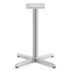 Arrange X-leg Base For 30-36" Tops, 25.59w X 27.88h, Silver