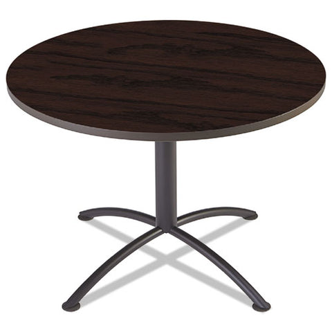 Image of Iland Table, Contour, Round Seated Style, 42" Dia. X 29", Mahogany/black