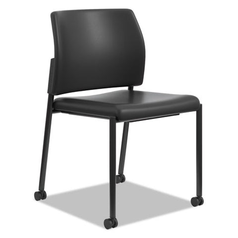 Image of Accommodate Series Guest Chair, 23.25" X 21" X 32", Black Seat/black Back, Black Base, 2/carton