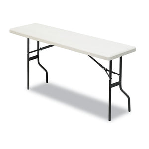 Indestructables Too 1200 Series Folding Table, 72w X 18d X 29h, Platinum