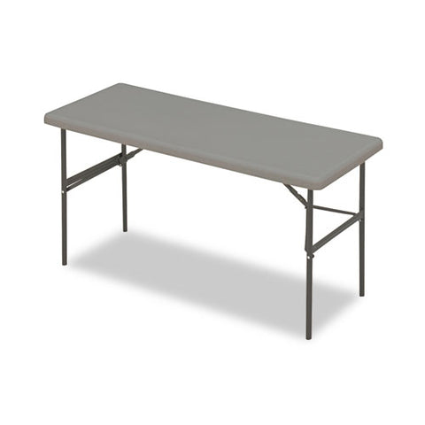 Image of Indestructables Too 1200 Series Folding Table, 60w X 24d X 29h, Charcoal