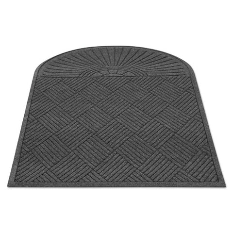 Image of Ecoguard Diamond Floor Mat, Single Fan, 36 X 72, Charcoal