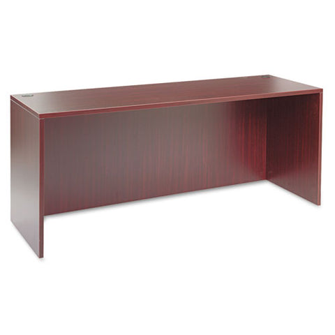 Image of Alera Valencia Series Credenza Shell, 70.88w X 23.63d X 29.5h, Mahogany