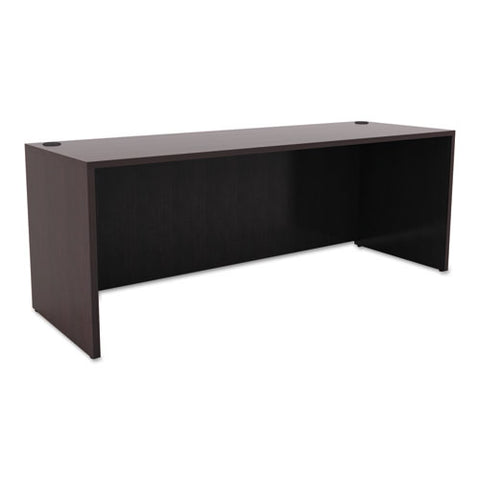 Image of Alera Valencia Series Credenza Shell, 70.88w X 23.63d X 29.5h, Espresso