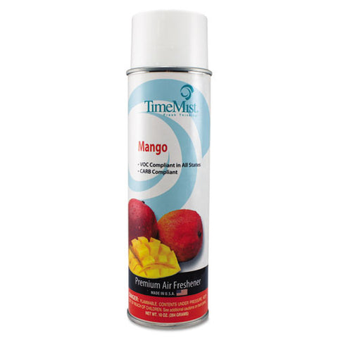 Image of Premium Hand-held Air Freshener, Mango, 10 Oz Aerosol, 12/carton